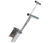 Takingup Outil de Plantation de graines, Outil Plantation d'ampoules en Acier Inoxydable à Long Manche Robuste pour Creuser des Trous pour Planter des Tulipes, Iris, jonquilles