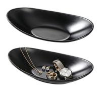 Takingup Paquet de 2 porte-clés avec finition mate lisse, bol attrape-tout pour l'entrée, pour l'organisation des clés, des bijoux et pièces de monnaie, bol porte-