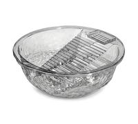 Takingup Planche à Laver pour Laver Les vêtements à la Main, Bassin récurer intégré en Plastique épais avec Fente pour Savon, lavabo, Gris Clair, Planche pour Le Linge (13, 4 x 12, 6 x 3, 9 Pouces)