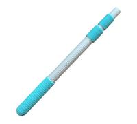 Takingup Poteau de Piscine télescopique, Accessoires de Piscine en Alliage d'aluminium-Extensible jusqu'à 44, 29 Pouces avec Pointe résistante aux coupures, Accessoires Natation Bleus