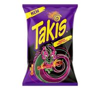 Takis Corn Chips - 18 x 100g - Affrontez l'intensité avec Takis (Dragon Sweet Chili)