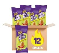 Takis Hot Nuts Flare Double Crunch Peanuts Lot de 12 sachets individuels, 90 ml chacun