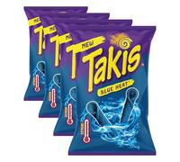 TAKIS - Snack au maïs Blue Heat - 1 x 100 g (Lot de 4)