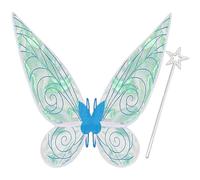 Takmor Ailes de Fée Adulte, Deguisement Fee Femme Aile de Fée Adulte Winx Fairy Wings Adult pour Halloween Anniversaire Noël Thème Fête