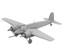 Takom 48002 Henschel Hs 129 B-3 w/Interior - 1:48 Avion Kit de modélisation - Comprend fuselage transparent, canon 75 mm (BK 7.5) et détails du moteur - Livré non monté