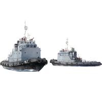 TAKOM - Maquette Bateau Type 192 & 192a Harbour Tugboat |takom|6011| 1:350 Maquette Char Promo