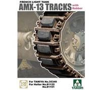 Takom Tak de 2061 - Modélisme accessoires French Light Tank AMX de 13 Tracks with Rub Rubber