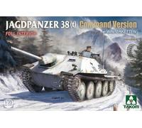 Takom TAK2181 - 1:3 5 Jagdpanzer 38 (T) Commande Version W/Winterketten Complet