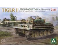 Takom TAK2199 - 1:3 5 Tiger I Late-Production W/Revêtement Zimmerit Sd.Kfz.181