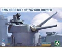 Takom TAK5020 - 1:72 Hms Hood Mk 1 15 "/ 42 Pistolet Tourelle B - Neuf