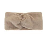 TAKOXIA Bandeau élastique en peluche chaude avec nœud pour femme, bandeau de sport, ski, cyclisme, bandeau antidérapant et extensible