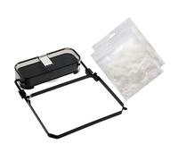 TAKOXIA Filtre d'évier à ventouse avec mailles fines pour éviter les obstructions - Texture ABS - Convient pour éviers et Ba