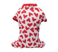 TAKOXIA Grenouillère pour chien, automne et printemps pour animal de compagnie, vêtement chaud pour bichon, chihuahua, petit chien, tenue photo