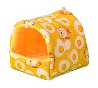TAKOXIA Hamster Hamac Lit Jouet Maison Petit Animal Joli Imprimé Lit Suspendu Habitat Décors pour écureuils Chinchillas