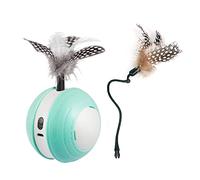 TAKOXIA Jouet interactif pour chats à mouvement aléatoire automatique - Jouet électrique intelligent pour chats d'intérieur - Rechargeable par USB