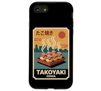 Takoyaki Ballons Dotonburi Japon Rétro Japonais Kanji Souvenir Coque pour iPhone SE (2020) / 7/8