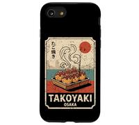 Takoyaki Ballons Dotonburi Japon Rétro Japonais Kanji Souvenir Coque pour iPhone SE (2020) / 7/8