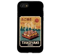 Takoyaki Ballons Dotonburi Japon Rétro Japonais Kanji Souvenir Coque pour iPhone SE (2020) / 7/8