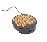 Takoyaki Machine,750W Appareil Electrique A Takoyaki Avec 18 Cavités Revêtement Antiadhésif,Température Réglable 32-464°F Pour Chauffer Fruits,Chocolats,œufs,Pâte,Saucisses (Noir)