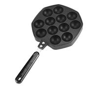 Takoyaki Poêle 12 trous Aluminium Antiadhésif Takoyaki Poêle grill plaque Octopus Boule Moule à gâteau Accessoires de Cuisine
