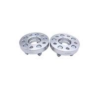 TAKPART 2 pièces 25mm Spacer entretoises Ensemble Ø63.4 5x108mm avec boulons de roue de 10 pièces M12x1.5