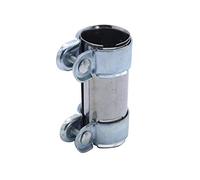 Takpart Collier de serrage double pour raccords de pot d'échappement - Borne de tuyau d’échappement diamètre 45 mm x 125 mm
