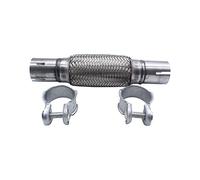 TAKPART Tuyau flexible universel de réparation, tuyau d'échappement + 2 colliers de serrage pour 45 x 150 mm/270 mm