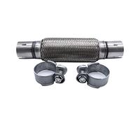 TAKPART Tuyau flexible universel pour tuyau d'échappement + 2 colliers de serrage pour 50 x 200 mm/318 mm