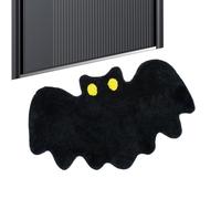 Takpis de porte de chauve-souris, Baat, 31,4 pouces de tadpis décor les chauves-souris | Halloween Front Door Mate | Tais résistant à l'eau résistante à l'eau 19.69x31.5 pouces pour la cuisine de
