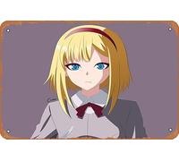 Takt Op Destiny, Cosette Schneider Anime Poster Décoration murale rétro en métal 20,3 x 30,5 cm