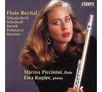 Taktakishvili/ Schulhoff/ Bartòk/ Dohnànyi/ Martinu : Flûte Recital