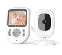 TakTark Babyphone caméra [2.8 pouces/720p IPS Babyphone] caméra bébé sans WiFi/app, 1000ft Long Range, 750mAh Battery, 2-Way Talk, VOX, 3×Zoom, Night Vision, Temperature Monitoring, Lullabies