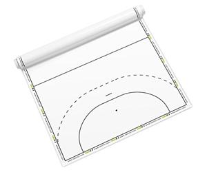 Taktifol Feuilles tactiques Handball - rouleau de 25 feuilles 60 × 80 cm - autocollantes électrostatiques, effaçables à sec, réutilisables