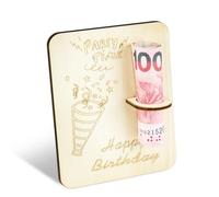 TAKULA Cadeau d'anniversaire argent Cadeau d'anniversaire carte cadeau Pack cadeau