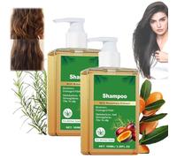 Takuyi Cool Shampoo, Takuyi Shampoos, Batana Oil for Hair Growth Shampoo, Batana Oil Shampoos with Rosemary Extract, Suitable for Men & Women, Reduces Hair Loss (2 Pcs)