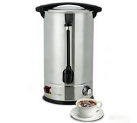 Takywep Urne à café commerciale à double paroi efficace - Percolateur en acier inoxydable de 14 L - Contrôle automatique de la température - Buffet, traiteur, mariage, événement - Distributeur de