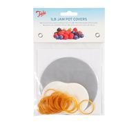 Tala Couvercles pour Pots de Confiture, 1lb, Cercles Cirés, Élastiques Étiquettes, Kit Complet pour Sceller Confitures, Marmelades et Conserves Fraîches, Fabriqué en Angleterre