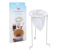 Tala Ensemble de Filtration pour Confiture en Noir - Sac en Nylon et Support en Fil Métallique pour Confiture Lisse et Sans Pépins, Réutilisable et Lavable, Cadeau Idéal
