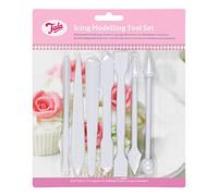 Tala Kit de modelage pour fondant, double embout, 7 pièces Idéal pour façonner et sculpter la pâte à sucre, parfait aussi pour les loisirs créatifs alimentaires et non alimentaires, sans BPA