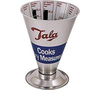 Tala Mesure de Cuisine Traditionnelle Sèche pour Ingrédients Secs | Verre doseur vintage en métal pour sucre, farine et riz. Fabriqué en Angleterre, idéal pour pâtisserie et cuisine.