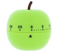 Tala Minuteur de Cuisine Mécanique en Forme de Pomme 60 Minutes Minuteur Analogique sans Piles avec Indication Claire du Temps Plastique sans BPA pour Cuisson et Pâtisserie Vert