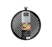 Tala Performance Plaque à Pizza Ronde en Acier Carbone avec Revêtement Antiadhésif Eclipse et Perforations pour Cuisson au Four 36,7 x 36,7 x 1,3 cm