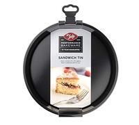 Tala Moule à Gâteau Rond Démontable Performance, Acier Carbone Professionnel avec Revêtement Antiadhésif Eclipse, 23 cm; Idéal pour Gâteaux, Éponges, Cheesecakes