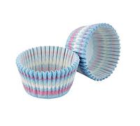 Tala Moules à Cupcakes Rayés Bleus Lot de 32 Moules en Papier Résistant pour Cupcakes Muffins et Petits Gâteaux Design Traditionnel pour Fêtes et Occasions