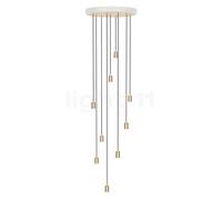 Tala Nine Suspension blanc/laiton - laiton