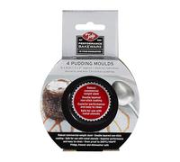 Tala Moules à Pudding Mini Performance, 8 x 5 cm, en Acier au Carbone de Qualité Professionnelle avec Revêtement Antiadhésif Premium Eclipse; Moules à Gâteaux, Idéals pour Puddings de Noël et Éponges
