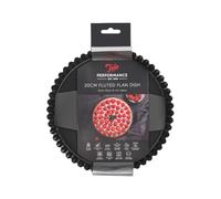 Tala Moule à Tarte Cannelé Performance 20 cm, Acier au Carbone de Qualité Professionnelle avec Revêtement Antiadhésif Eclipse, Fond Amovible, Idéal pour Tartes, Flans, Quiches ou Desserts, Noir