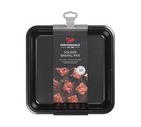 Tala Moule à Gâteau Carré Performance, Acier au Carbone de Qualité Professionnelle avec Revêtement Antiadhésif Eclipse, 23 cm x 23 cm; Idéal pour Pâtisseries et Gâteaux de Fête