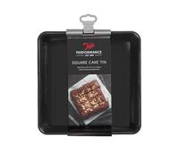 Tala Moule Carré Démontable Performance, 23 cm x 23 cm, Acier au Carbone de Qualité Professionnelle avec Revêtement Antiadhésif Eclipse, Idéal pour Gâteaux de Fête et Pâtisseries