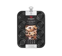 Tala Performance Moule Plat pour 12 Tartelettes, 34,8 x 26,4 cm | Moule plat pour 12 tartelettes en acier carbone avec revêtement antiadhésif, pour mini quiches et petits gâteaux